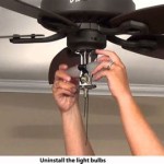 How To Remove Light Fixture From Hunter Ceiling Fan