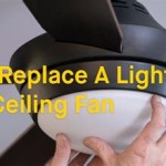 How To Replace A Ceiling Fan With Regular Light Fixture